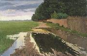 Paul Raud A Landscape oil